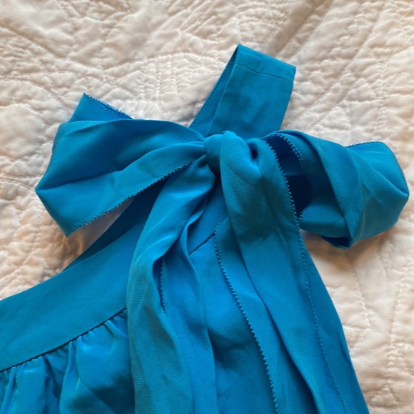 Blue Banana Republic one shoulder dress. - Picture 3 of 5